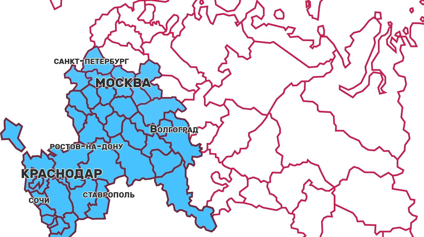 Карта в Тбилисской